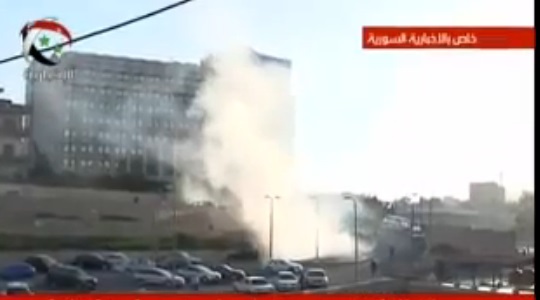 تفجيران انتحاريان قرب مبنى الاذاعة والتلفزيون في دمشق ولا إصابات