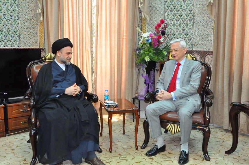 رئيس ديوان الوقف الشيعي يستقبل السفير الفرنسي ببغداد