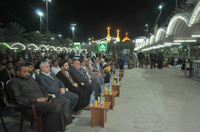 جماهير كربلاء تحتفل بالذكرى الـ(20) لانتفاضة آذار الشعبية ضد نظام البعث المقبور في منطقة بين الحرمين