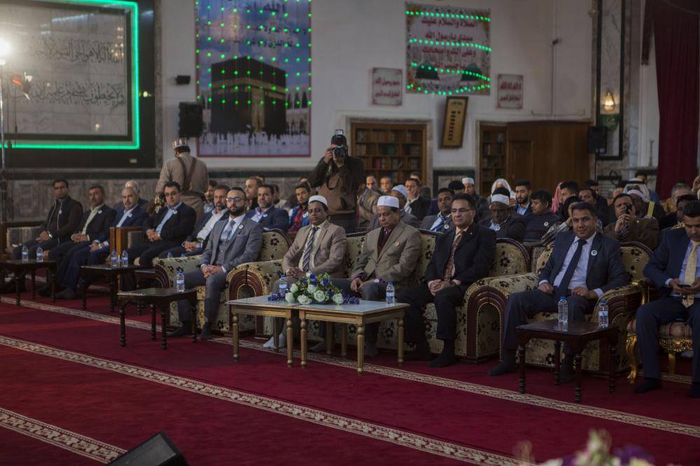 بالصور:العتبة العباسية المقدسة تشارك باحتفالية المولد النبوي في الحضرة القادرية ببغداد