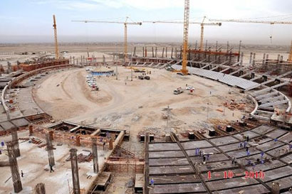 البصرة تواصل لخليجي21..مراحل إنجاز مشروع المدينة الرياضية تجاوزت نسبة الـ53 %