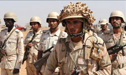 آلاف الجنود السعوديين يدخلون البحرين لقمع ثورة الشعب البحريني والثوار يعتبرونه احتلالا لبلادهم