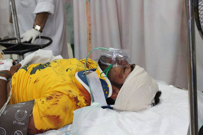 تقرير مصور لمشاهد مؤلمة من مستشفى السلماني بالبحرين لضحايا الشعب البحريني