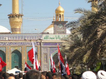 تقرير مصور عن تظاهرات تضامنية في محافظة كربلاء المقدسة مع الشعب البحريني