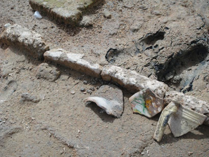 اكتشاف مدينية آثرية تعود الى عصر ماقبل الاسلام تحت مياه بحيرة الرزازة في كربلاء