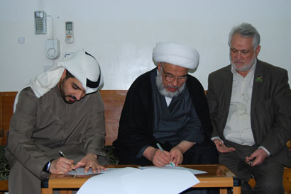 العتبة الحسينية المقدسة توقع مع شركة تركية عقد انشاء المراب العصري بكلفة مقدارها تسعة مليارات ونصف المليار  دينار عراقي