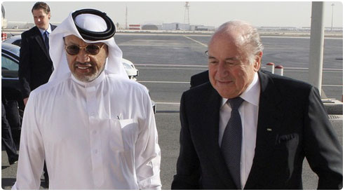 رئاسة الفيفا تنحصر بين بلاتر وبن همام