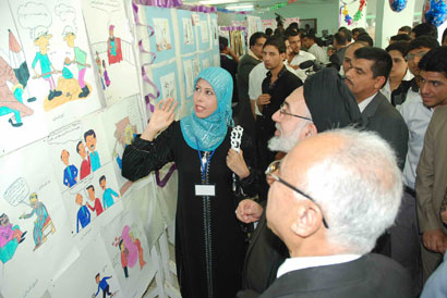 لاول مرة في تاريخها النجف تقيم معرضا ومسابقة للكاريكاتير