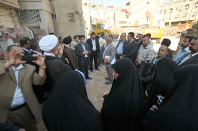 نواب العراق يتفقدون مشاريع العتبة الحسينية: هناك حاجة الى تخصيصات مالية اكثر لمشاريع العتبة