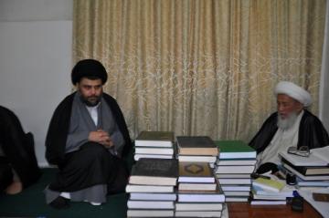 المرجع الفياض والصدر يبحثان مسالة اهمية تقديم الخدمات للناس