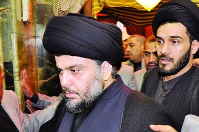 السيد مقتدى يغادر النجف الى قطر بدعوة من اميرها