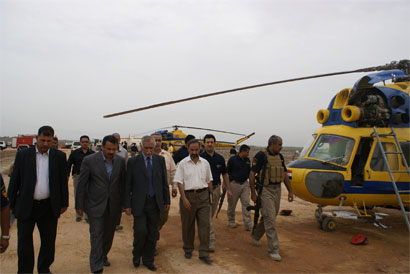 متابعة وزارية لعمليات المكافحة الجوية لحشرة الدوباس في كربلاء