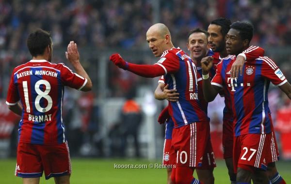 بايرن ميونخ يكتسح هامبورغ بـ 8 اهداف