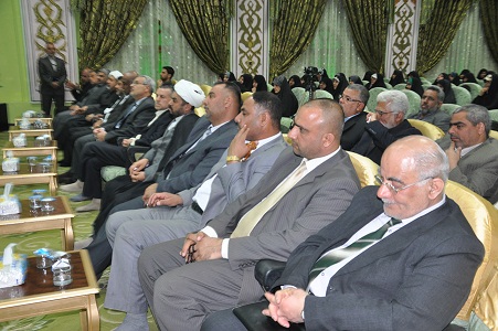 السجينة السياسية تحتفي بيوم المرأة العالمي في العتبة الحسينية +صورة