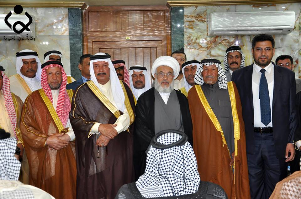 ممثل المرجع السيستاني يلتقي شيوخ من عامرية الفلوجة :نطالب بتدخل الحشد ولاتسمعوا للابواق الاسرائيلية في فنادق عمان