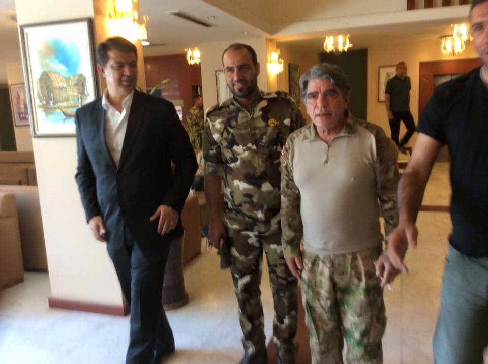 بالصور :الفنان  محمود الجندي ووفد مصري يزور مكان مجزرة سبايكر :شهداء الحشد شهداؤنا