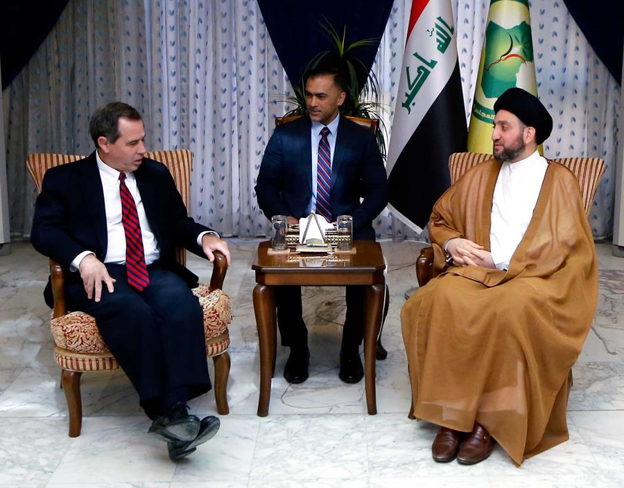 الحكيم للسفير الامريكي:ندين ما جرى من خروقات فردية في معركة الفلوجة