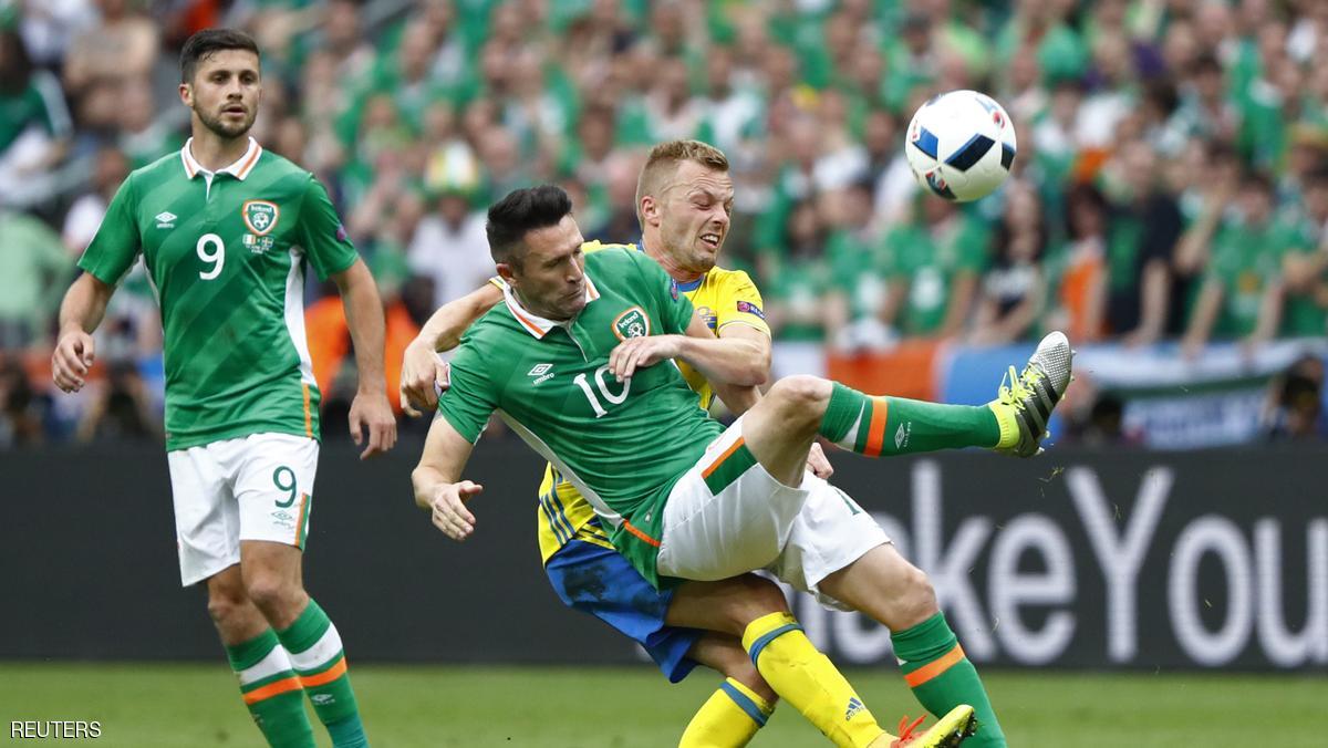 أيرلندا تتطلع للبناء على التعادل مع السويد