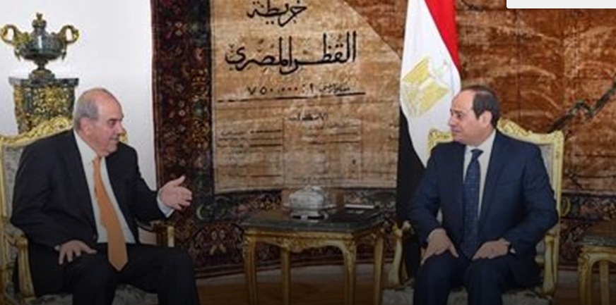 خلال استقباله علاوي.. السيسي: مصر حريصة على وحدة وسلامة العراق