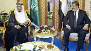 مرسي: السعودية تمثل مشروع الإسلام السني وراعيته!!!