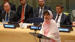 "أشجع فتاة في العالم" تتحدى الإرهاب من على منبر الأمم المتحدة