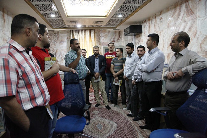 مخيم اعلامي يجمع نخبة من اعلام وزارة الداخلية في كربلاء