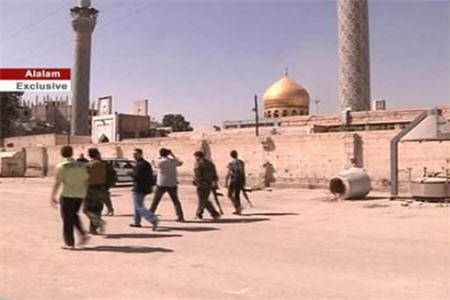 مقتل 16 شخص بهجوم ارهابي في منطقة السيدة زينب ع بريف دمشق