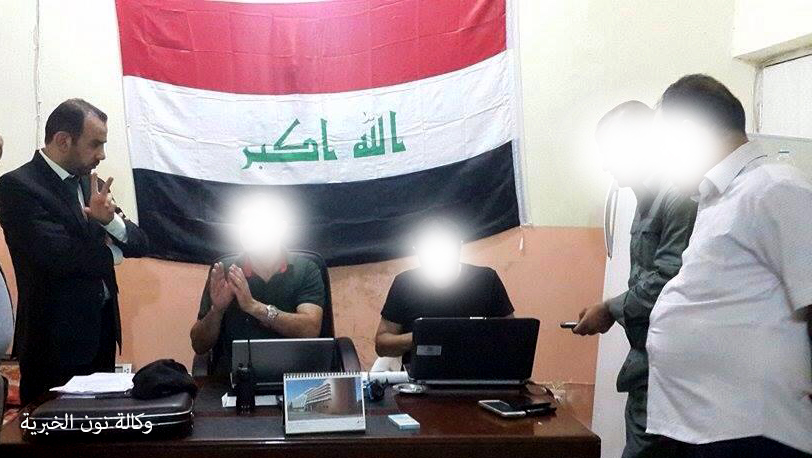 بالصور : تفكيك سيارة مفخخة في احد الدور بمحافظة كربلاء