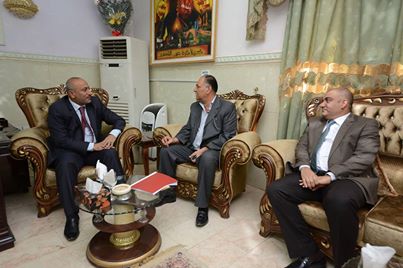 رئيس فرع نقابة الصحفيين في كربلاء يستنكر الاعتداء على مراسل قناة الرشيد ويلتقي برئيس مجلس المحافظة بخصوص هذا الاعتداء