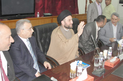 الحكيم يزور كربلاء : المواطن هو من يدفع ضريبة التلكؤ في الاعمار