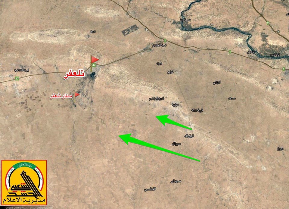 الحشد الشعبي: إنطلاق الصفحة الثالثة لعمليات غرب الموصل