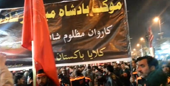 شاهد بالفيديو :مراسيم الاربعين من وسط كربلاء