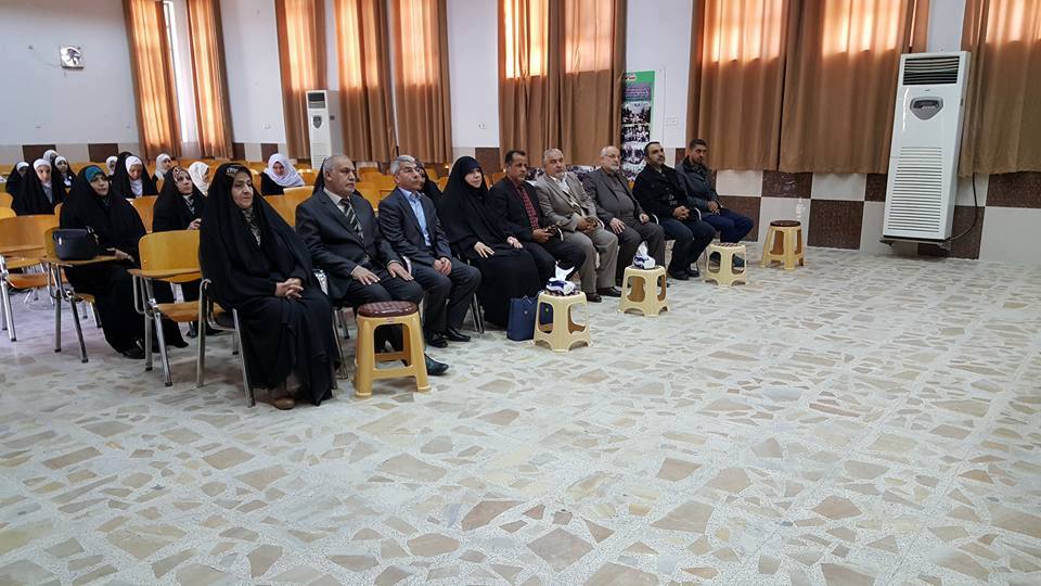 افتتاح مكتبة الكترونية في إحدى مدارس كربلاء