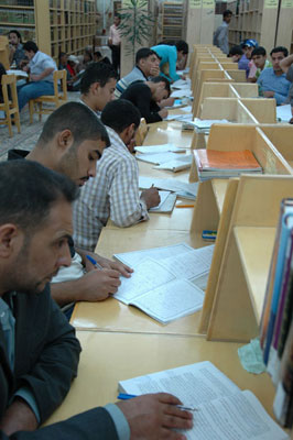 كربلاء :العتبات المقدسة تهيئ الاجواء الدراسية لطلبتنا لاداء امتحاناتهم النهائية (مصور)