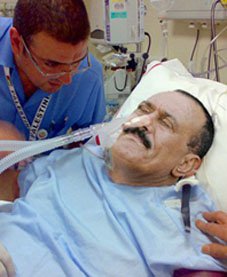 شظية طولها 7.6 سنتيمتر استقرت قرب قلب "صالح"