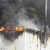 حرق مئات ملفات الإرهاب على خلفية حريق هائل في بناية محكمة التمييز المركزية