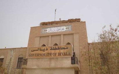 هروب المجموعة الارهابية التي اقتحمت مجلس محافظة ديالى واعتقال احد الارهابيين وكان جريحا