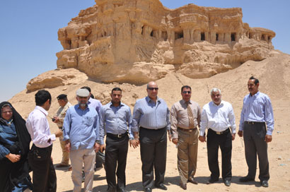 وفد اممي يزور المواقع الاثرية في كربلاء لحمايتها دوليا