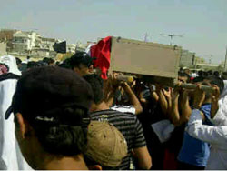 تقرير مصور عن تشييع الشهيد البحريني الحاج حسن الستري