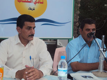 نادي الكتاب في كربلاء يستضيف الشاعر علاوي كاظم كشيش