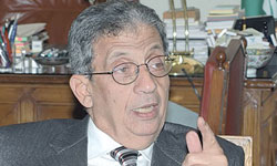 عمرو موسى: لو أصبحت رئيساً سأعيد الحوار مع إيران