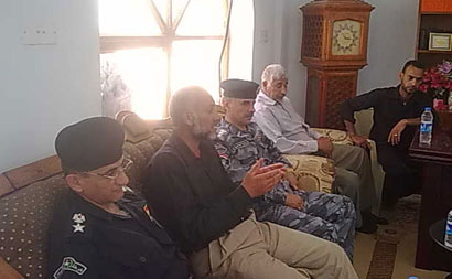 اهالي منطقة الحي في واسط يحييون ذكرى شهادة الامام الكاظم في مزار سعيد بن جبير