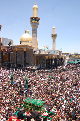 اكثر من ستة ملايين زائر بينهم زوار من 37 دولة ينهون احياء ذكرى استشهاد الامام الكاظم عليه السلام (مصور)