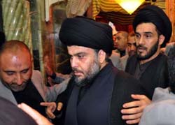 الصدر يدعو موظفي الامانة العامة لمجلس الوزراء لمنع القوات الامريكية من دخول بنايتهم