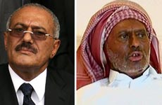 ردود أفعال متباينة على ظهور صالح مشوّهاً