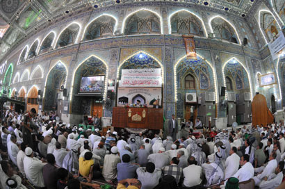 ممثل المرجعية العليا يحث السياسيين على السعي من اجل إنقاذ العديد من المشاريع والقضاء على الكثير من المفاسد