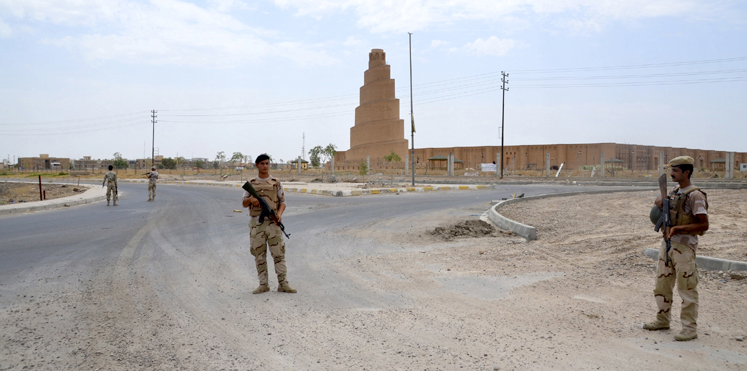 مقتل 4 انتحاريين حاولوا إستهداف سامراء