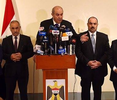 اياد علاوي: قطر تبنت مشروعا تقسيميا بالعراق ودعمت تشكيل إقليم سني