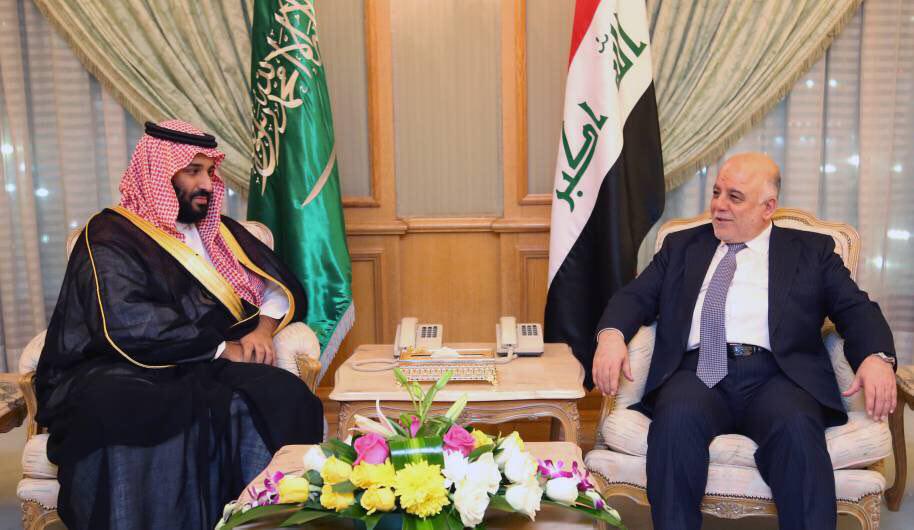 العبادي يناقش مع محمد بن سلمان مواجهة خطر الإرهاب