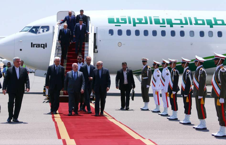 العبادي يصل طهران